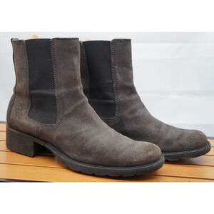 Timberland Women Chelsea Boots Slip Ons Rustic Brown Leather Size 11